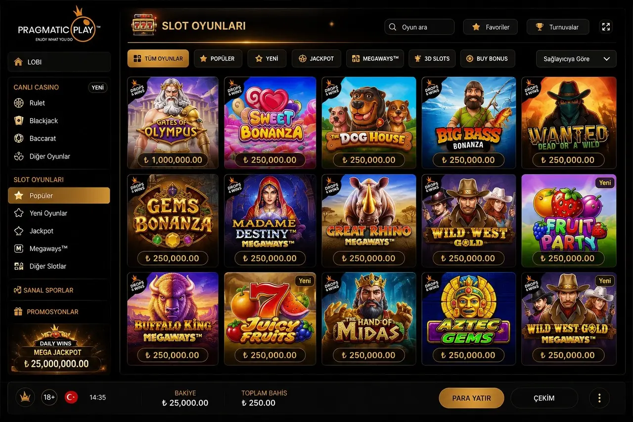 Pragmatic Play slot oyunları kapak görseli